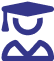 학사모를 쓴 사람 아이콘